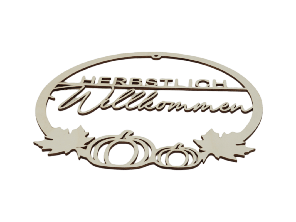 Türkranz „HERBSTLICH Willkommen“ - Herbstmotiv