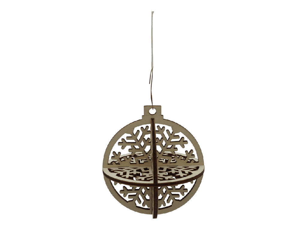 Weihnachtsornaments 3D - Winterflocke