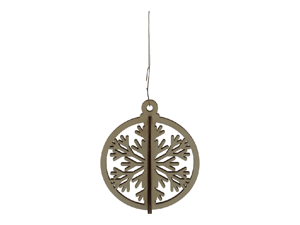 Weihnachtsornaments 3D - Frostblüte