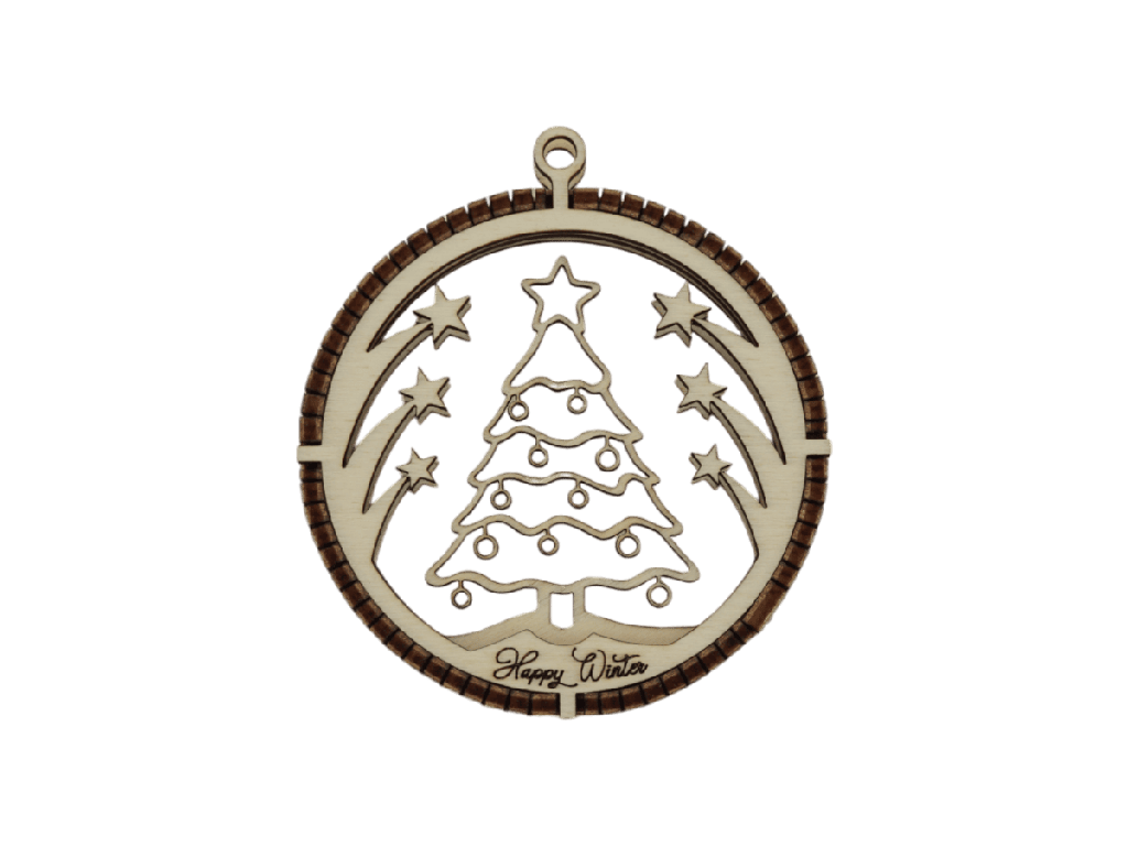 Weihnachtsornaments 3D - Sternfall Weihnachten