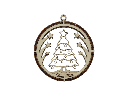 Weihnachtsornaments 3D - Sternfall Weihnachten