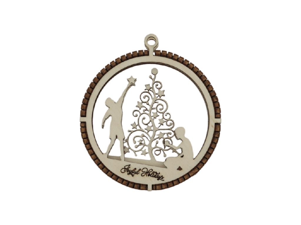 Weihnachtsornaments 3D - Sternenfänger