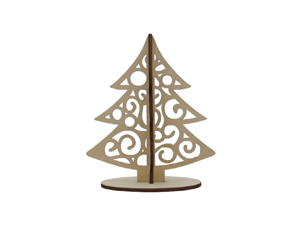 3D Weihnachtsbaum - Wirbeltanne