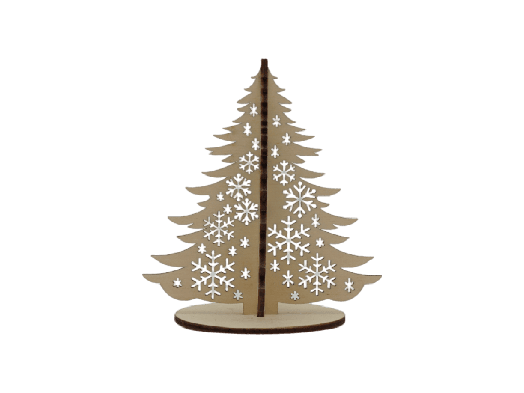 3D Weihnachtsbaum - Flockentanne