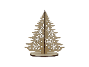 3D Weihnachtsbaum - Flockentanne