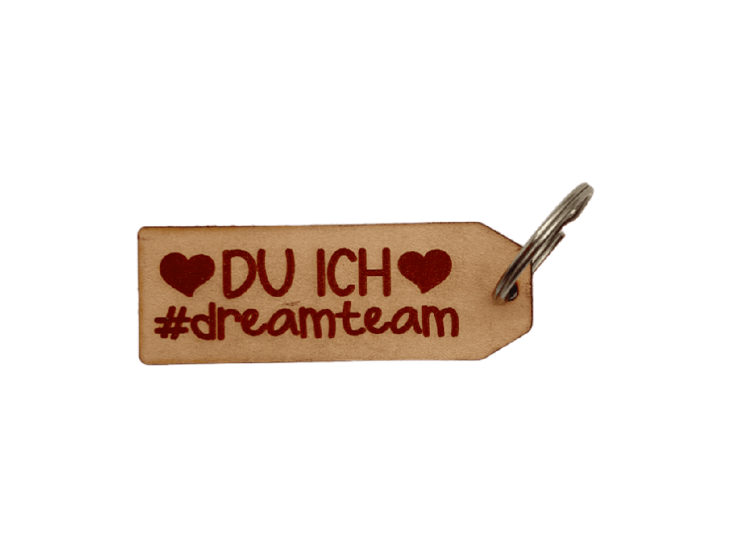 Schlüsselanhänger „DU-ICH #dreamteam“