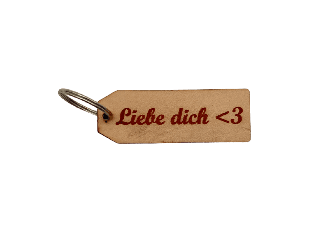 Schlüsselanhänger „Liebe dich“