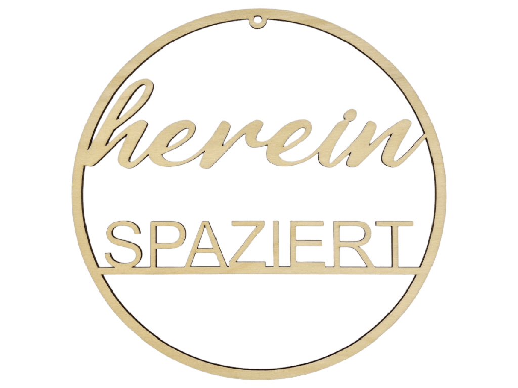 Türkranz „herein SPAZIERT“