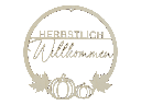 Türkranz „HERBSTLICH Willkommen“ - Herbstmotiv