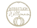 Türkranz „HERBSTLICH Willkommen“ - Kürbismotiv