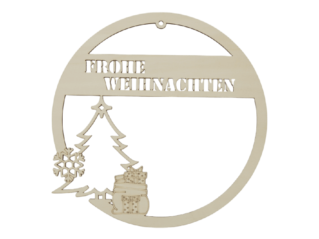 Türkranz „Frohe Weihnachten“ - Weihnachtsbaum