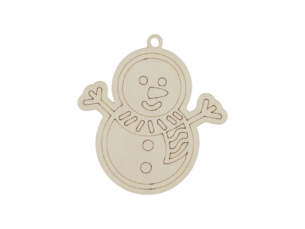 Weihnachtsornament - Schneemann II