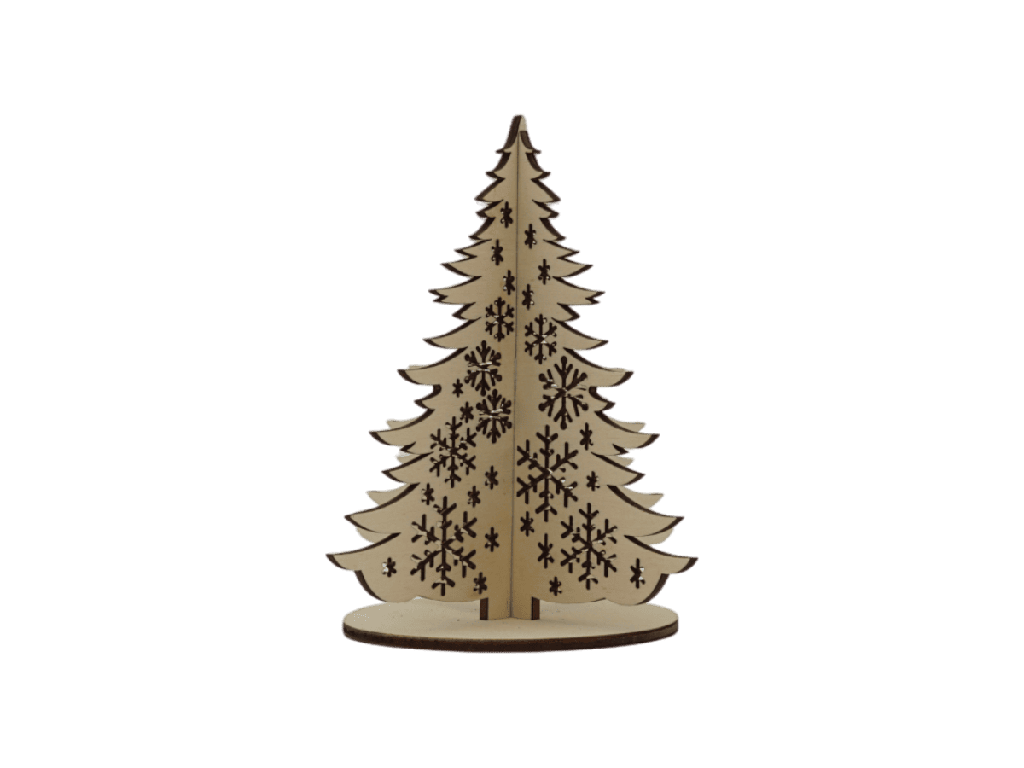 3D Weihnachtsbaum - Flockentanne