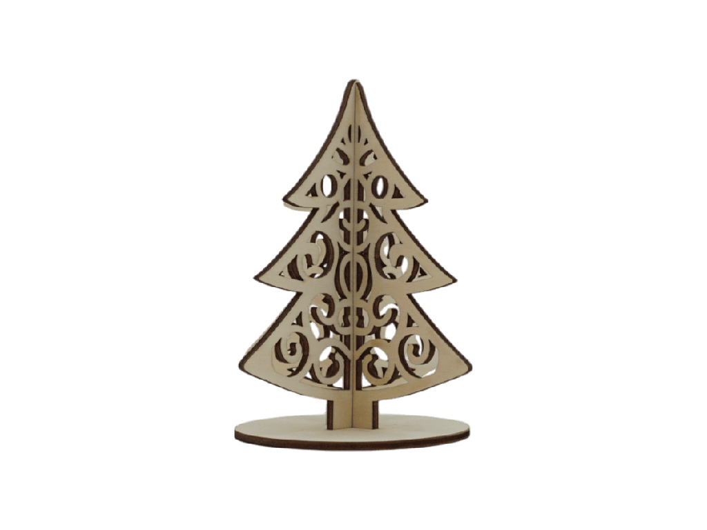 3D Weihnachtsbaum - Wirbeltanne