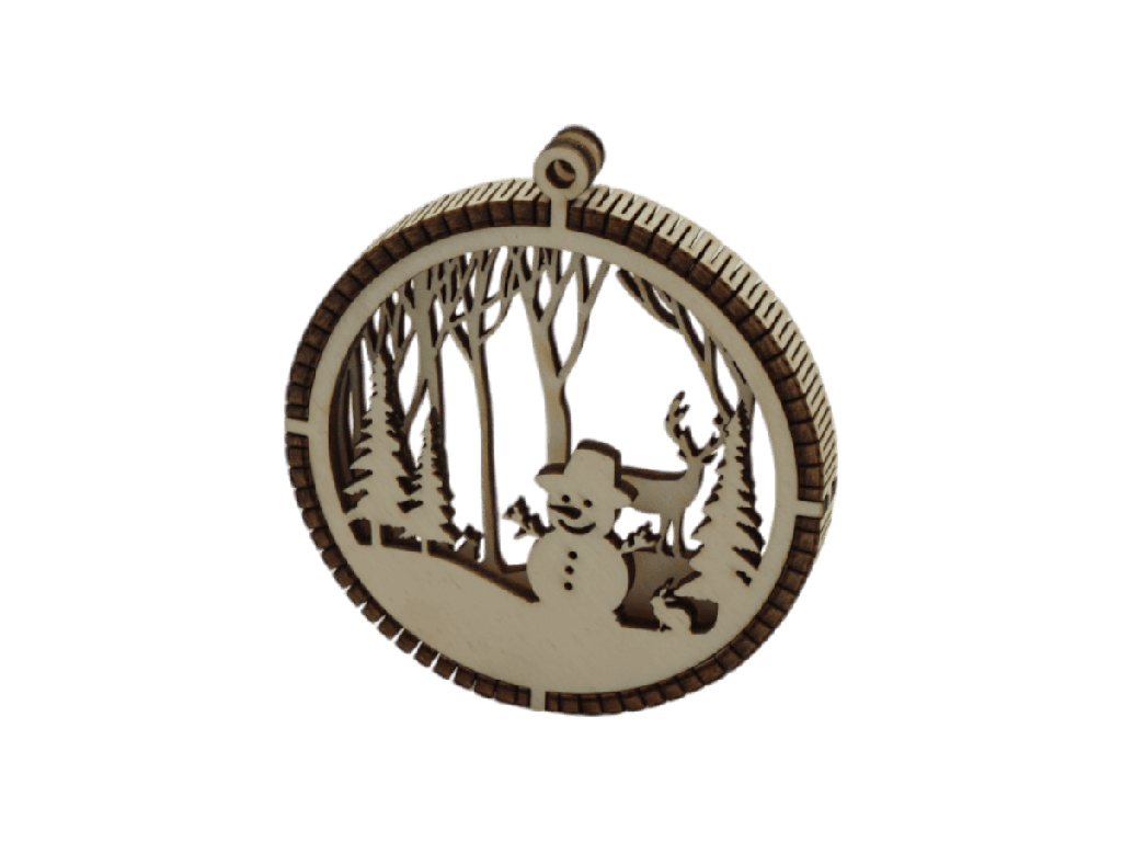 Weihnachtsornaments 3D - Winterspaß mit Frosty