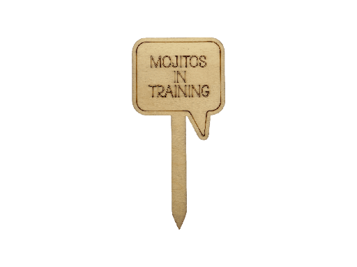 Pflanzenstecker „MOJITOS IN TRAINING“