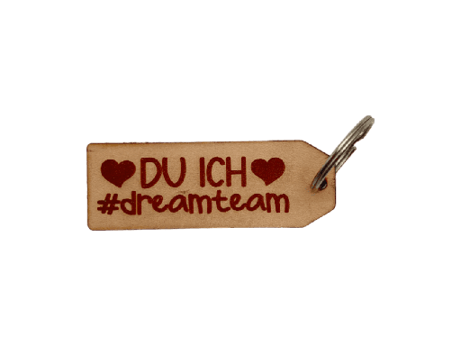 [A00500] Schlüsselanhänger „DU-ICH #dreamteam“