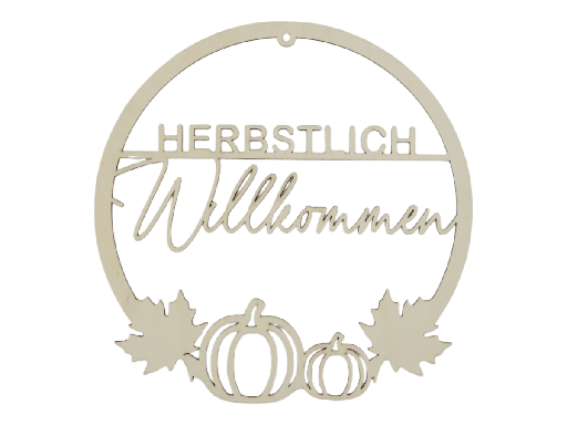 Türkranz „HERBSTLICH Willkommen“ - Herbstmotiv