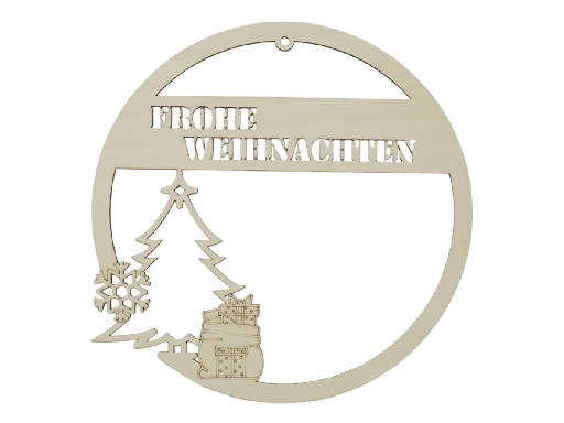 Türkranz „Frohe Weihnachten“ - Weihnachtsbaum