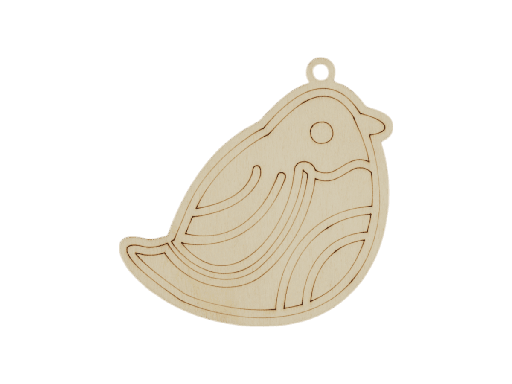 [A01110] Weihnachtsornament - Vogel