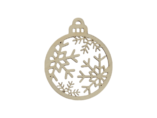 [A01140] Weihnachtsornament - Schneeflocken