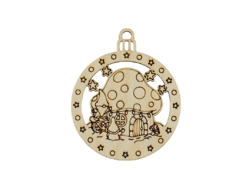 [A01151] Weihnachtsornament Wichtel - Märchenhaus