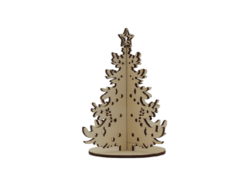 [A01281] 3D Weihnachtsbaum - Sternentanne