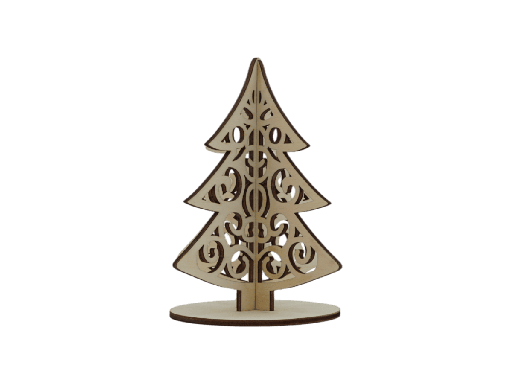 [A01276] 3D Weihnachtsbaum - Wirbeltanne