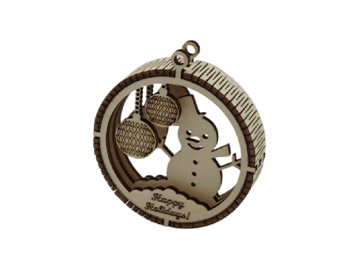 [A01176] Weihnachtsornaments 3D - Glanz der Weihnachtskugeln